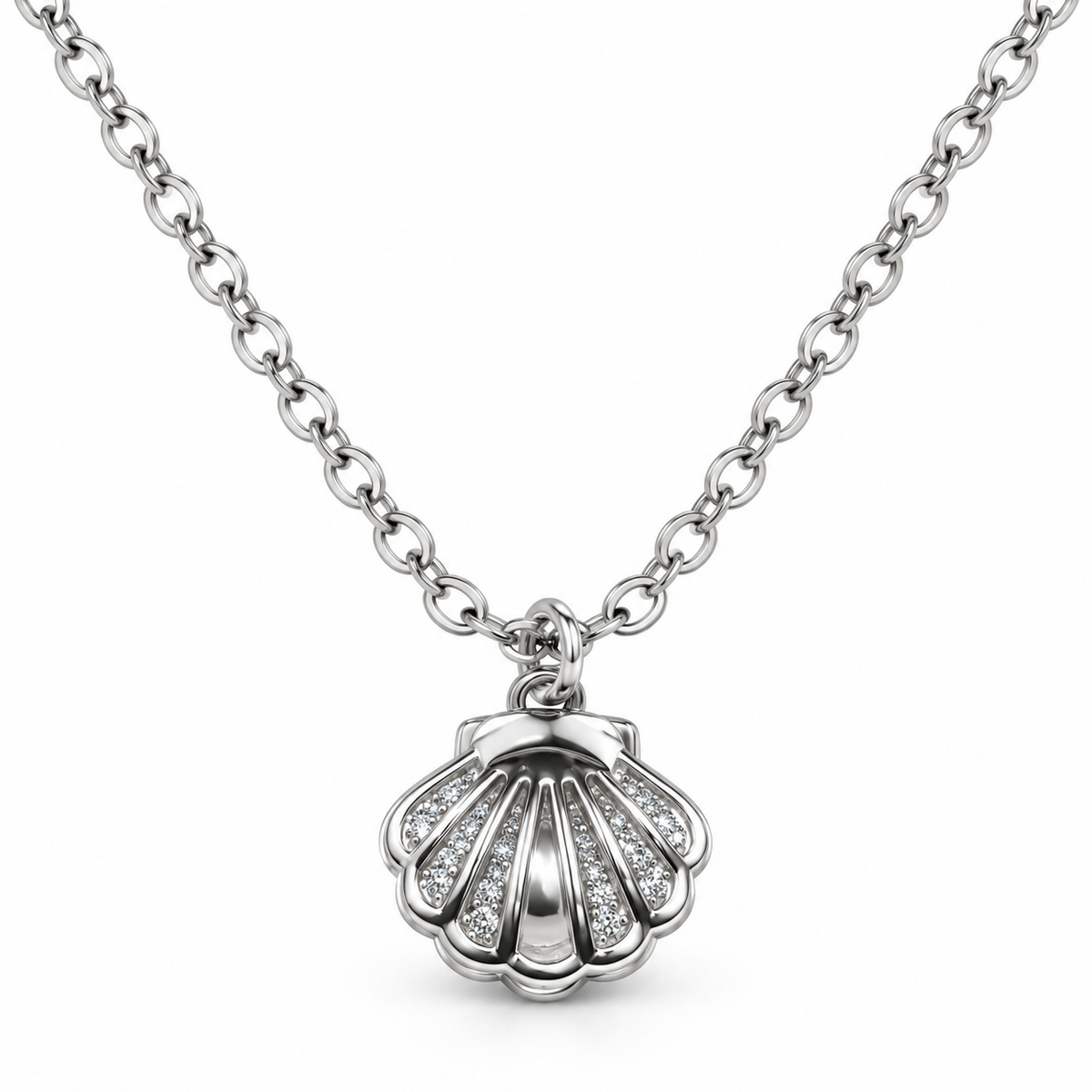 Pearl Shell Pendant Necklace