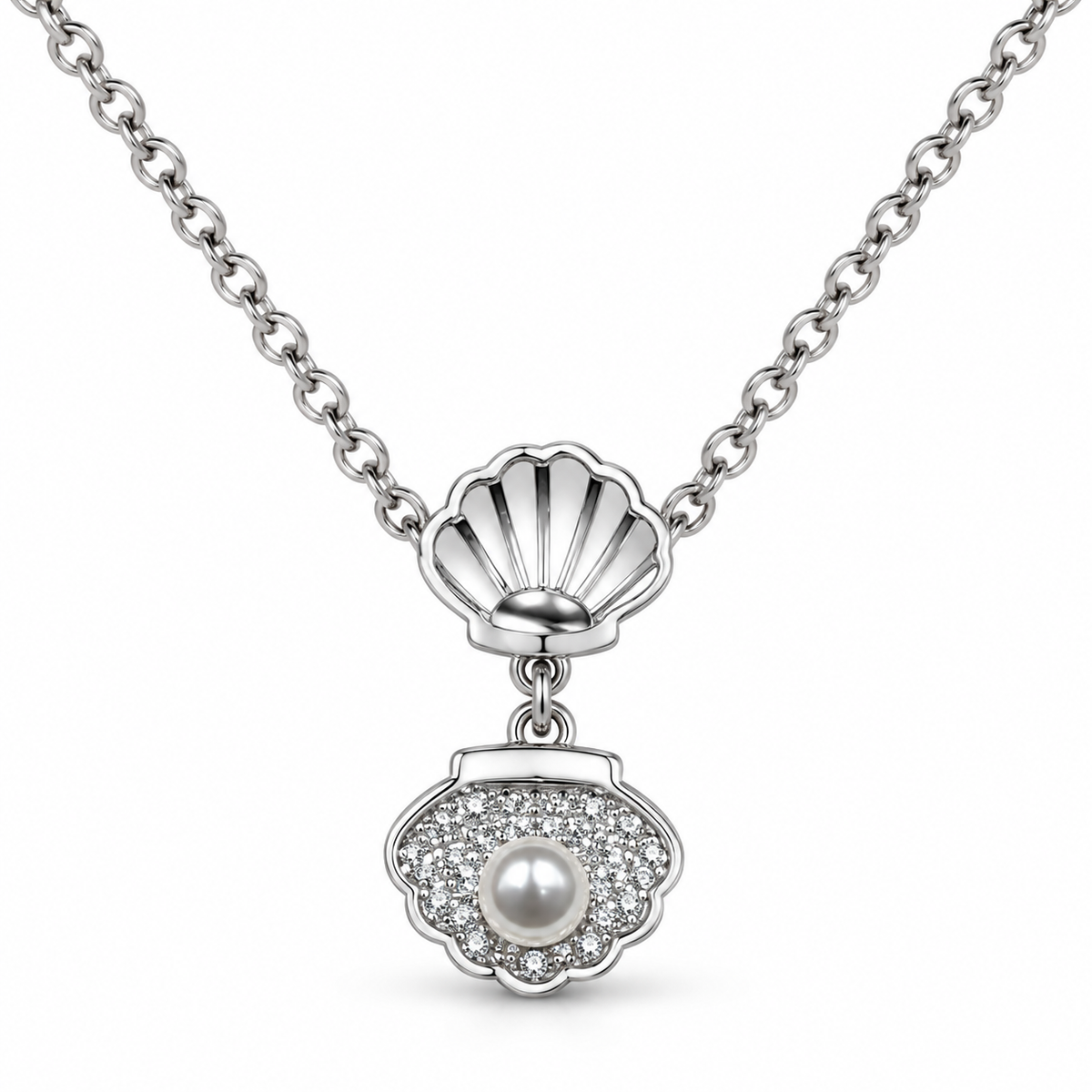 Pearl Shell Pendant Necklace