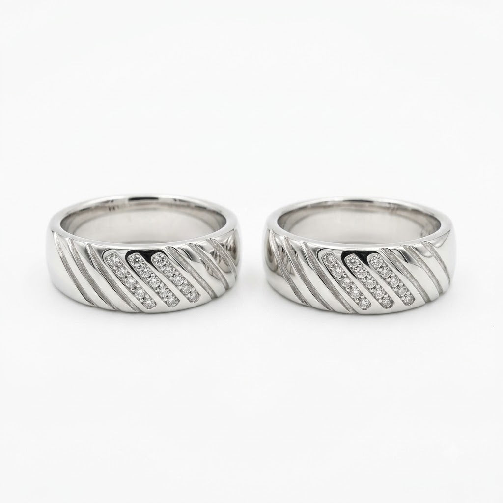 Classic Couple Ring Set