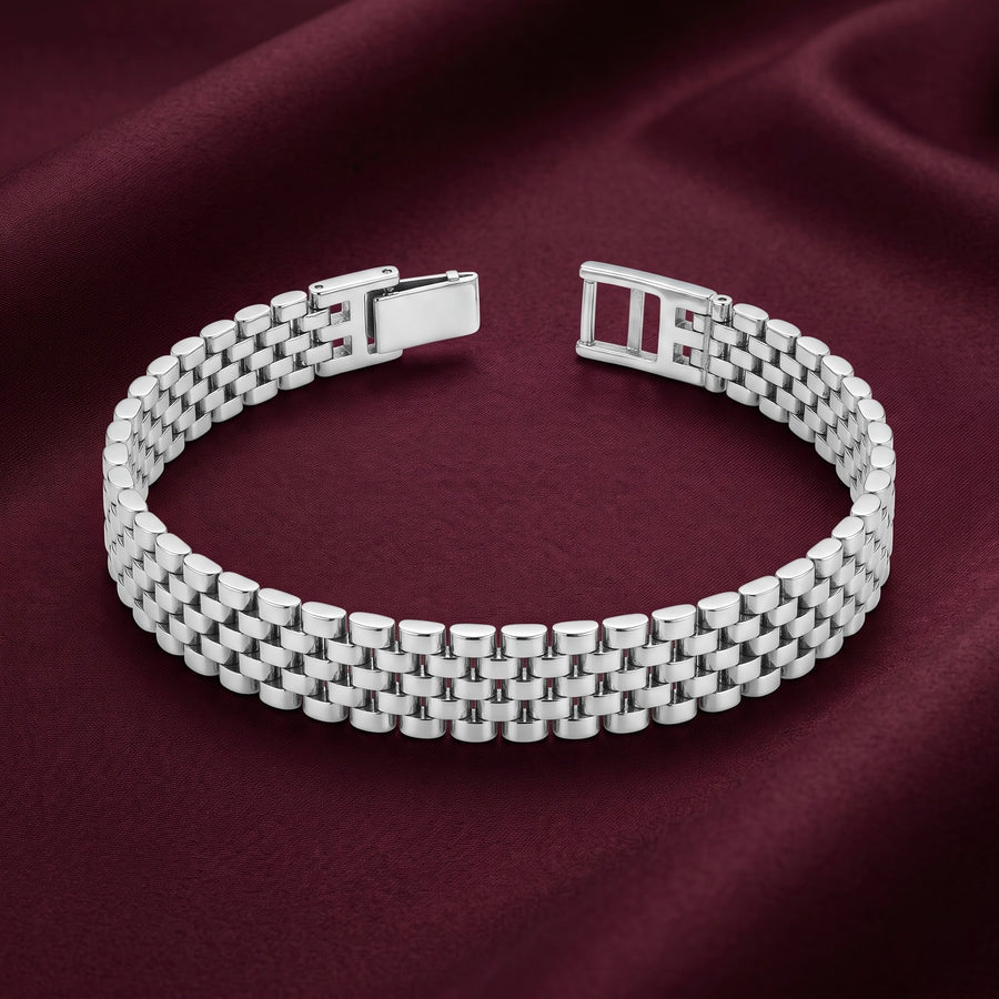 Classic Silver Link Bracelet