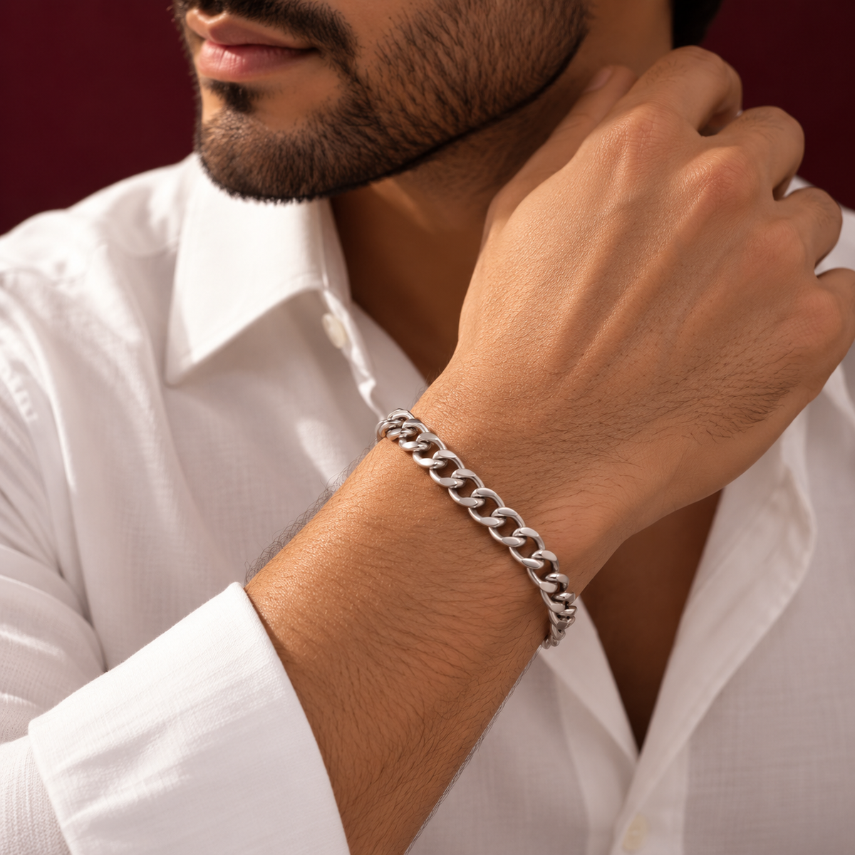 Classic Silver Link Bracelet