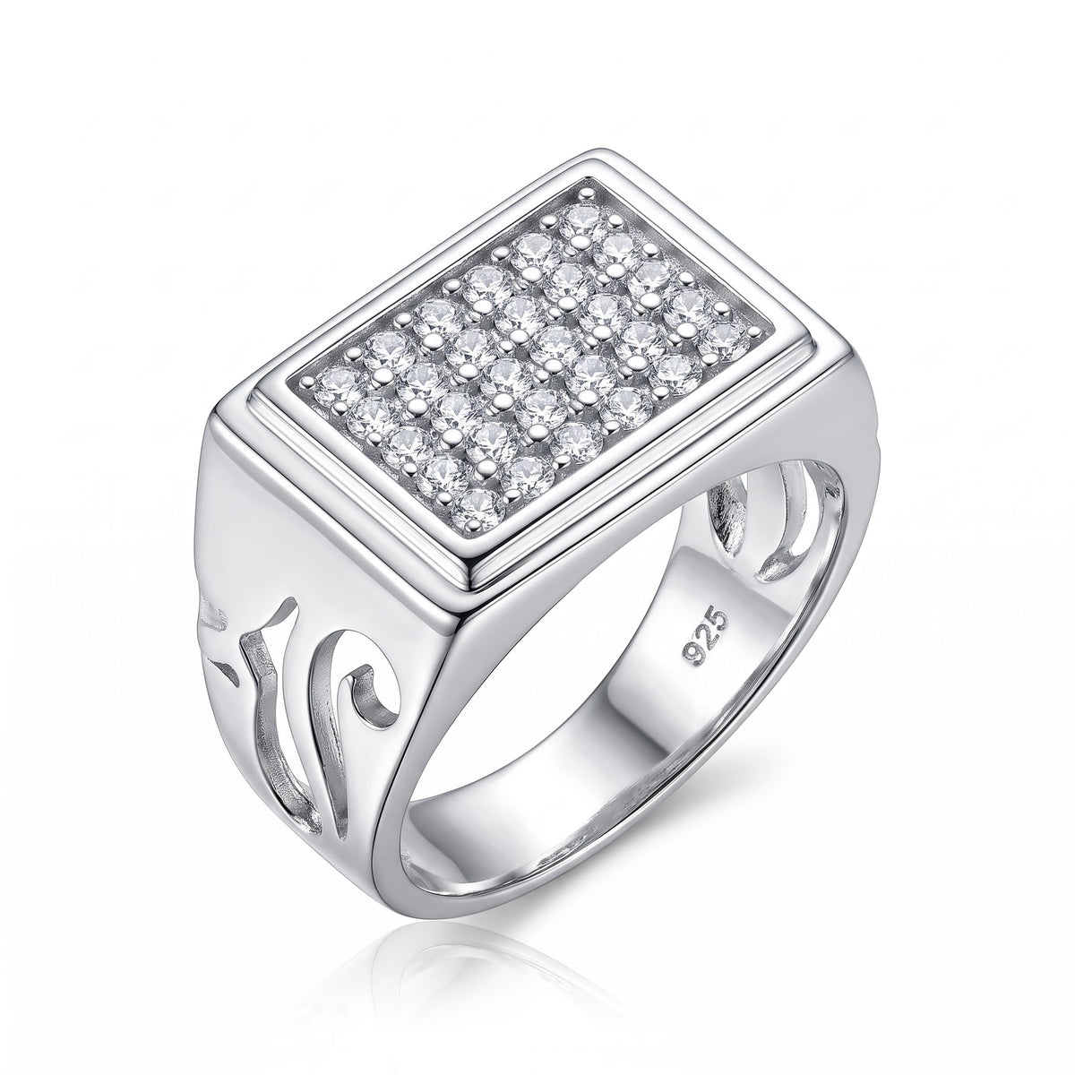 Classic Solitaire CZ 925 Silver Ring