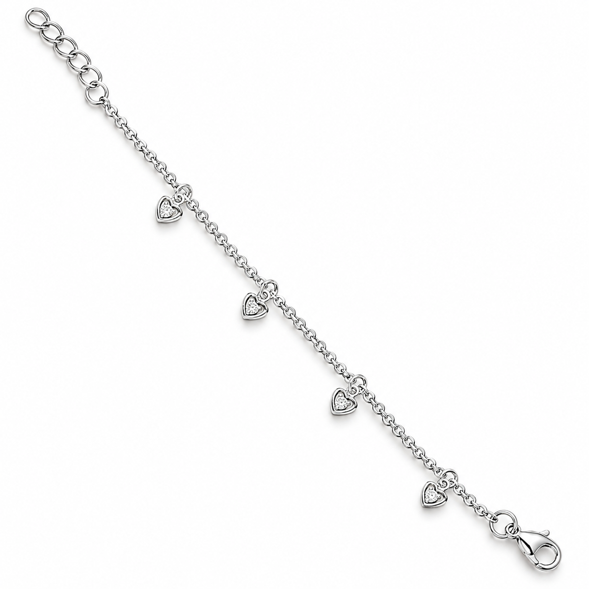 Heart Charm Kids Bracelet