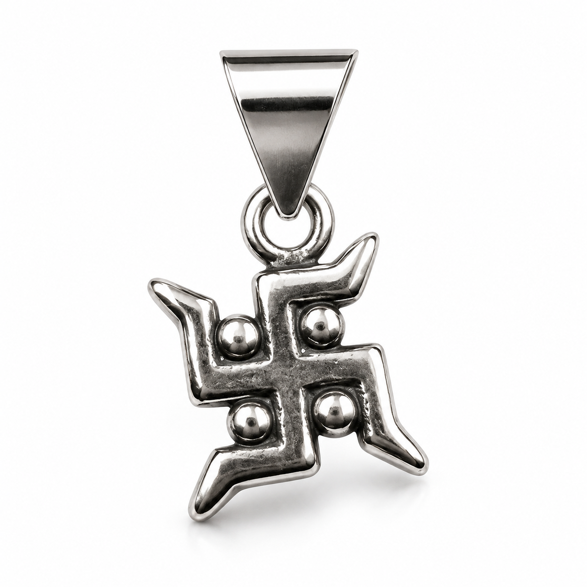 925 Silver Swastik Pendant