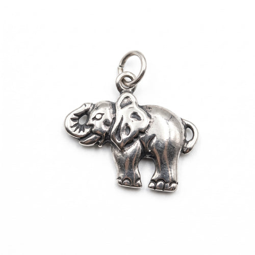 Antique Silver Elephant Pendant