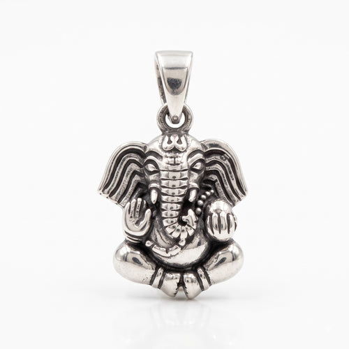 Antique Silver Ganesha Pendant