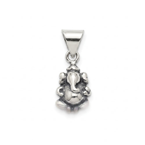 Antique Silver Ganesha Pendant