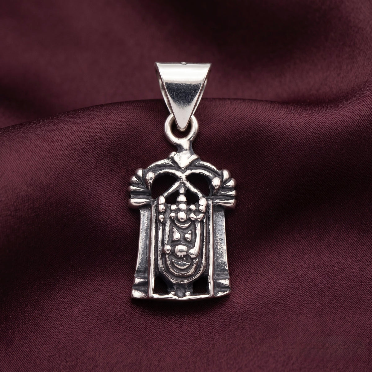 Antique Silver Balaji Pendant