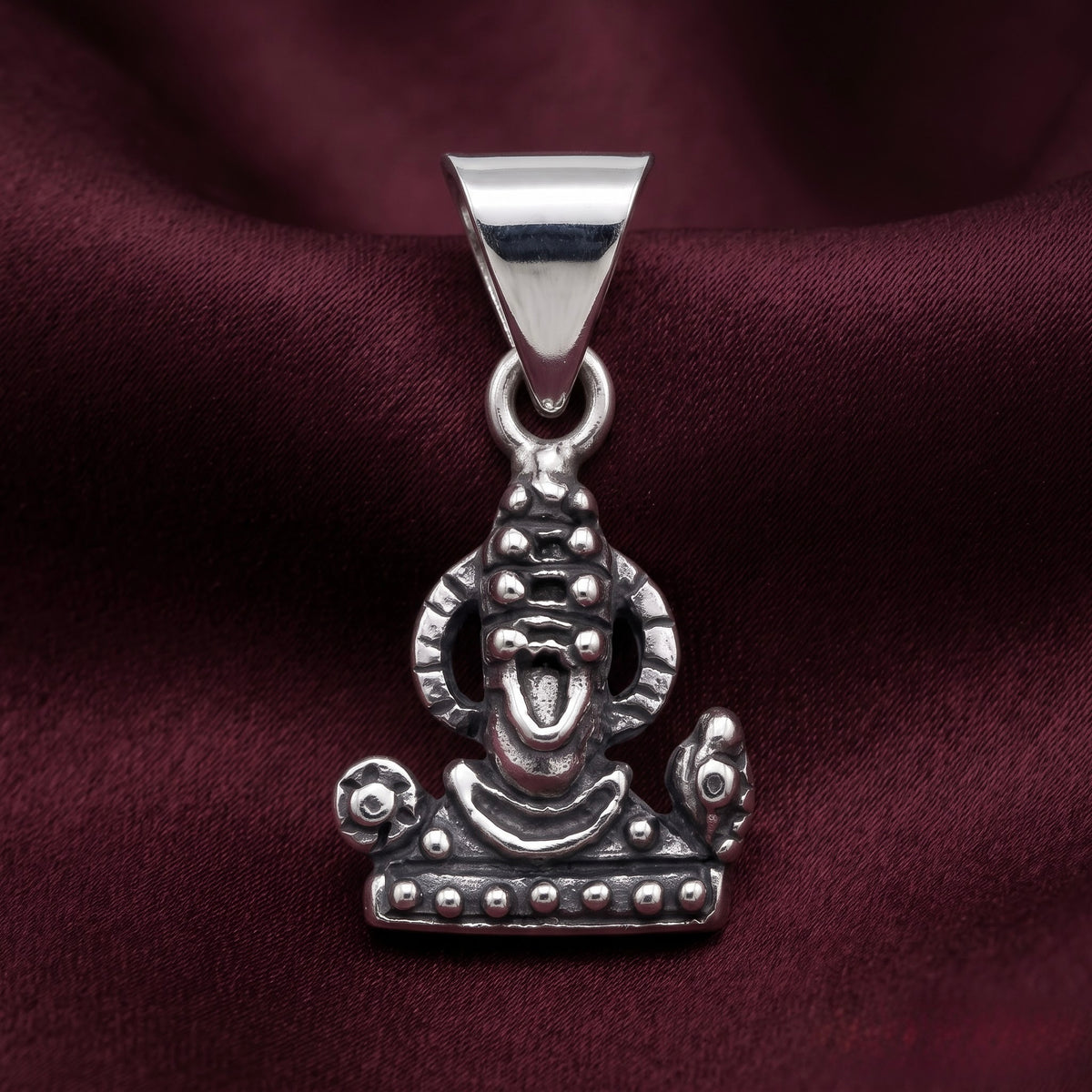 Antique Silver Lord Tirupati Balaji  Pendant