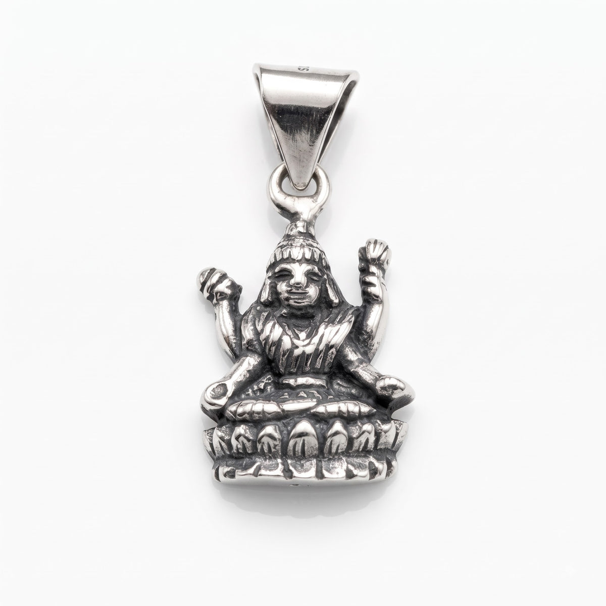 Antique Silver Laxmi Maa Pendant